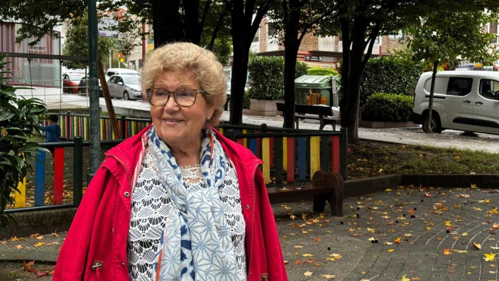 Gloria, vecina de O Calvario