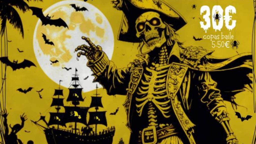 Cartel del evento de cena-baile del Liceo Marítimo de Bouzas