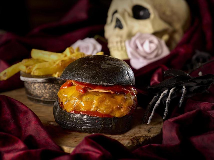 Plato inspirado en Halloween.