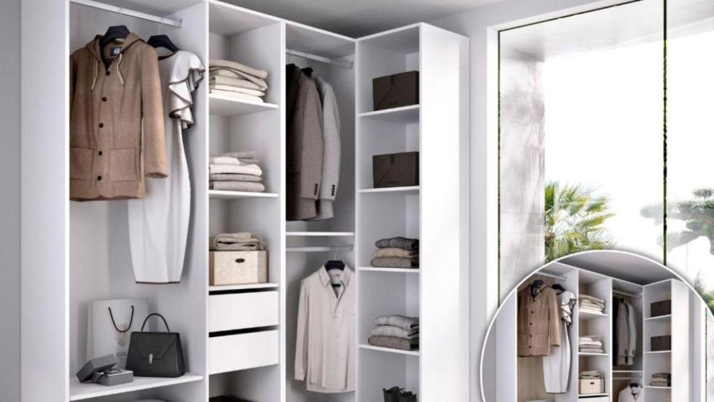 armario vestidor de rincón de SUIT