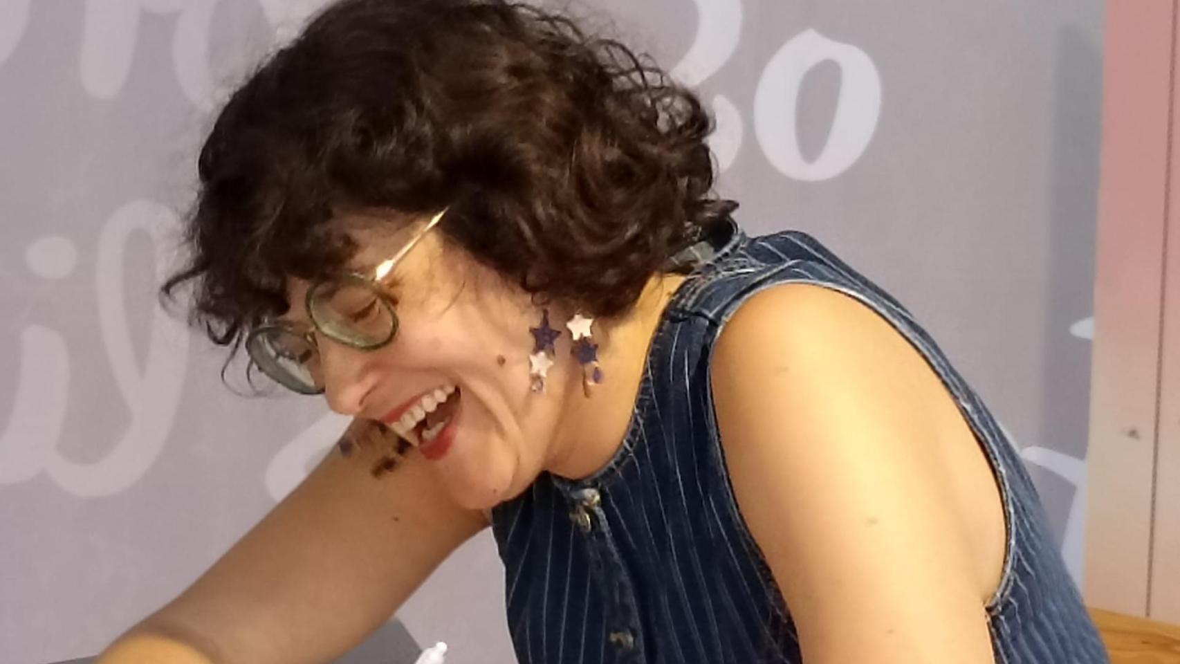 A escritora galega Carmen V. Valiña.