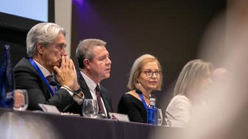 Page durante las  XVIII Jornadas de la Asociación de Medicina Estética de Castilla-La Mancha en Guadalajara.