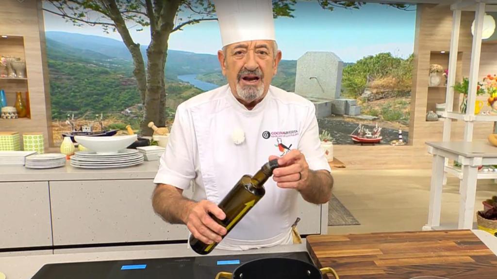 El chef Karlos Arguiñano en su programa Cocina Abierta.