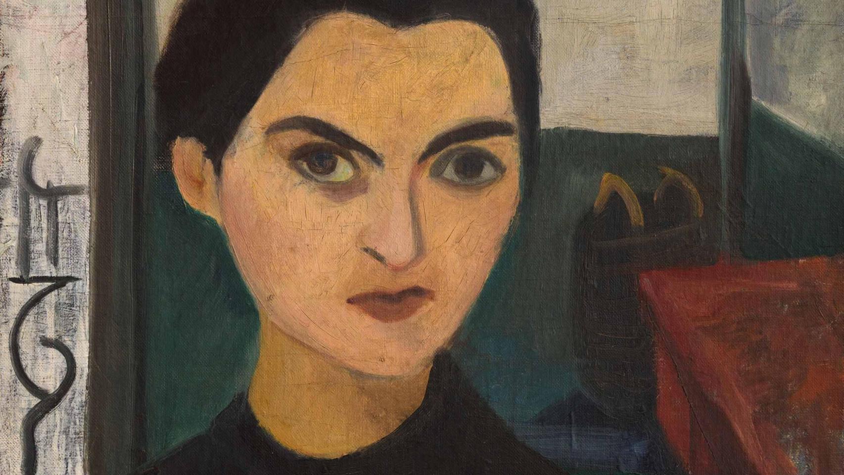 Maria Helena Vieira da Silva: 'Autorretrato', 1930. Foto: Maria Helena Vieira da Silva, VEGAP, Bilbao 2025