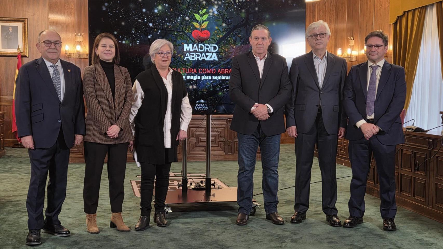 Presentación de la Gala Solidaria Madrid Abraza en favor de los afectados por los incendios