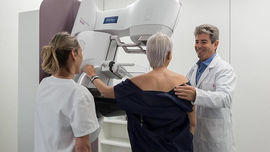 Imagen de archivo de una mamografía.