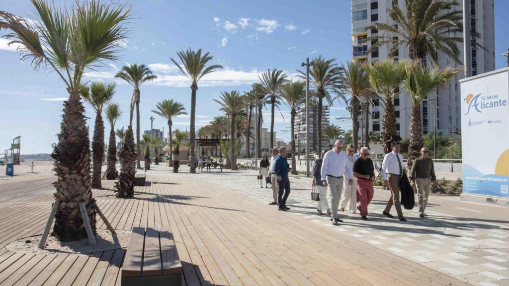 El paseo marítimo de la avenida de Niza.