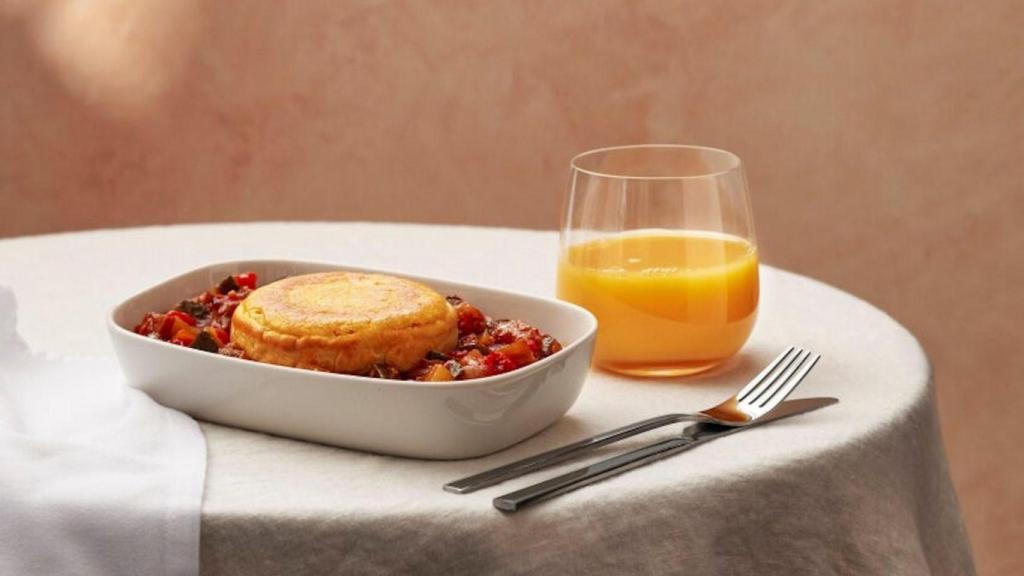 El desayuno que ha diseñado José Andrés para Delta Air Lines.