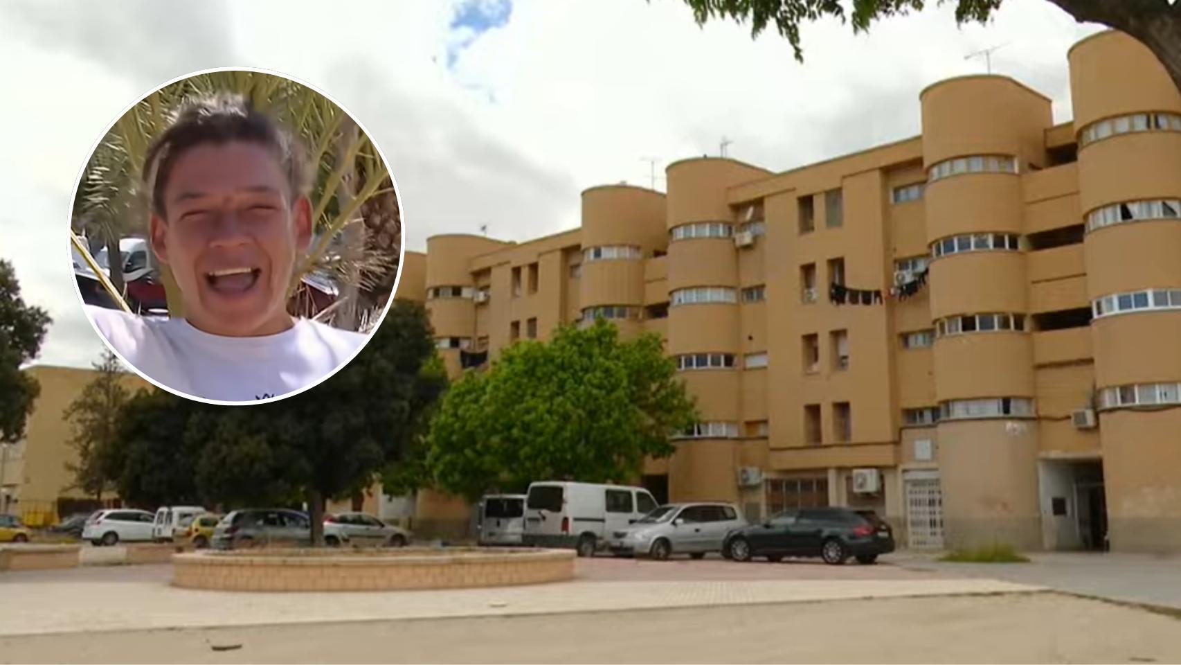 Los Palmerales en Elche y una imagen de Estefanía