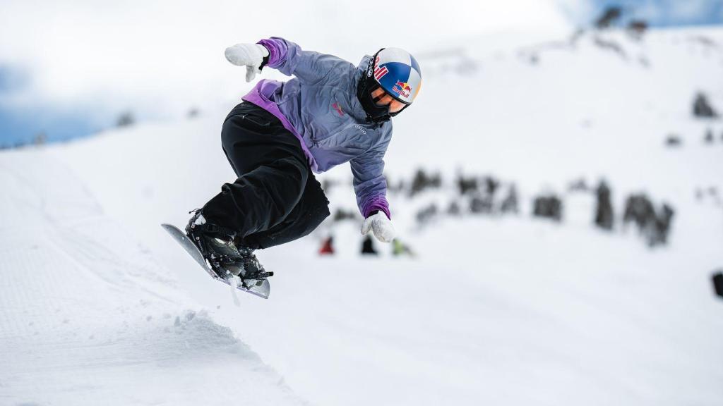Queralt Castellet, durante una competición.