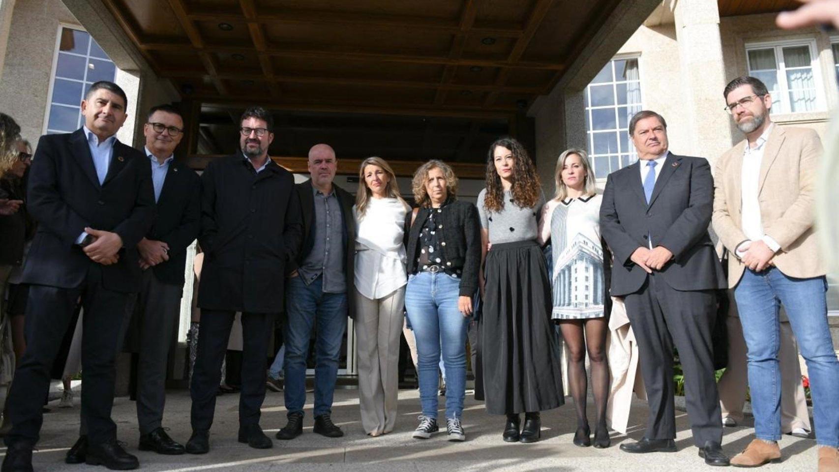 CC.OO reivindica en Santiago a Suso Díaz: Nos tiene que empujar a seguir defendiendo la democracia