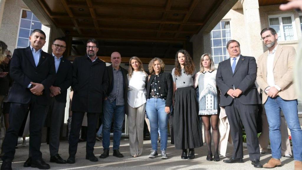 CC.OO reivindica en Santiago a Suso Díaz: Nos tiene que empujar a seguir defendiendo la democracia