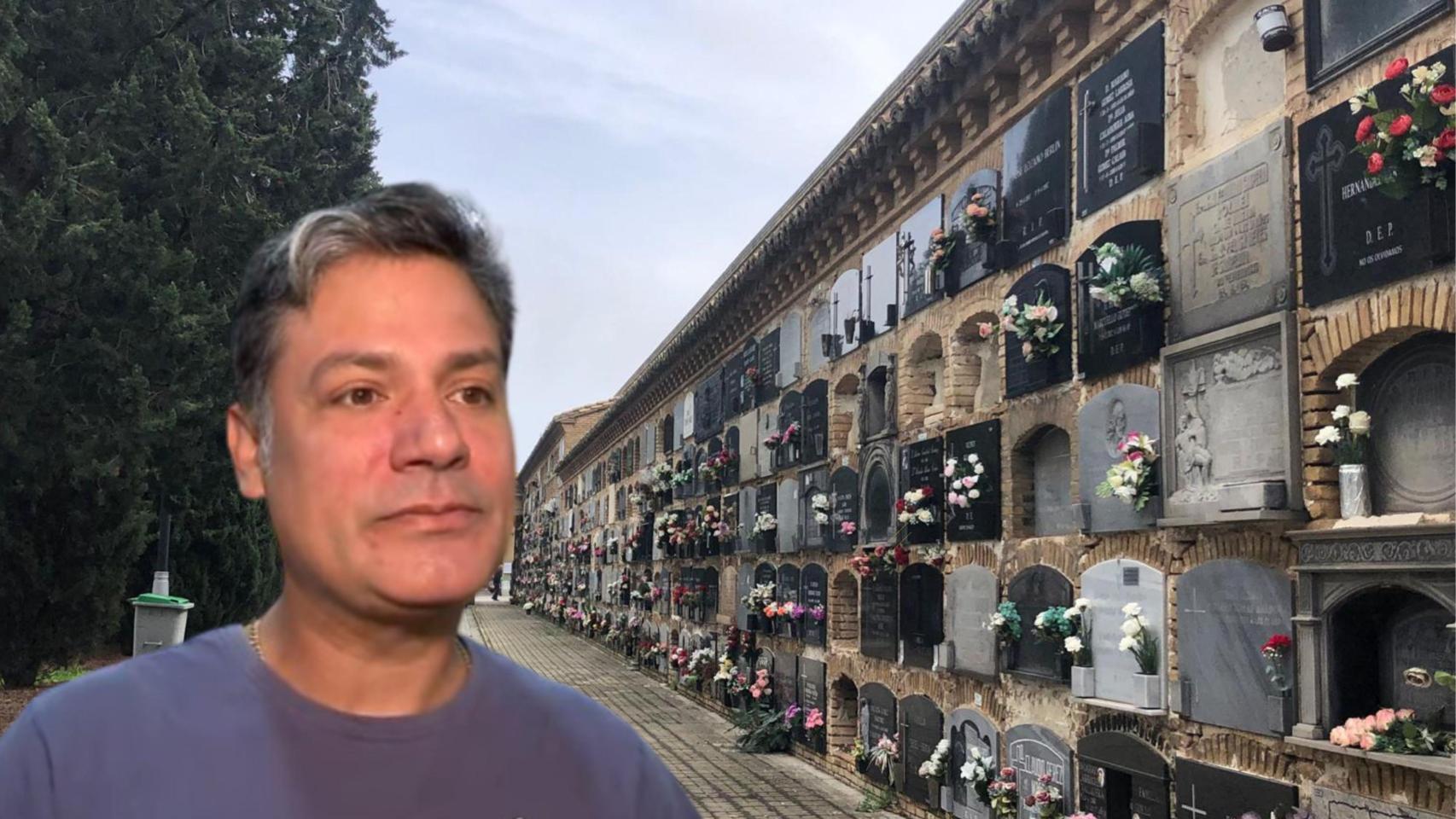 Rubén Cebollero, presidente de la asociación de empresario floristas de Aragón