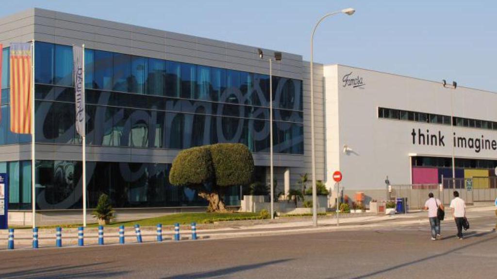 Fábrica de Famosa en el Parque Empresarial de las Atalayas, en Alicante.