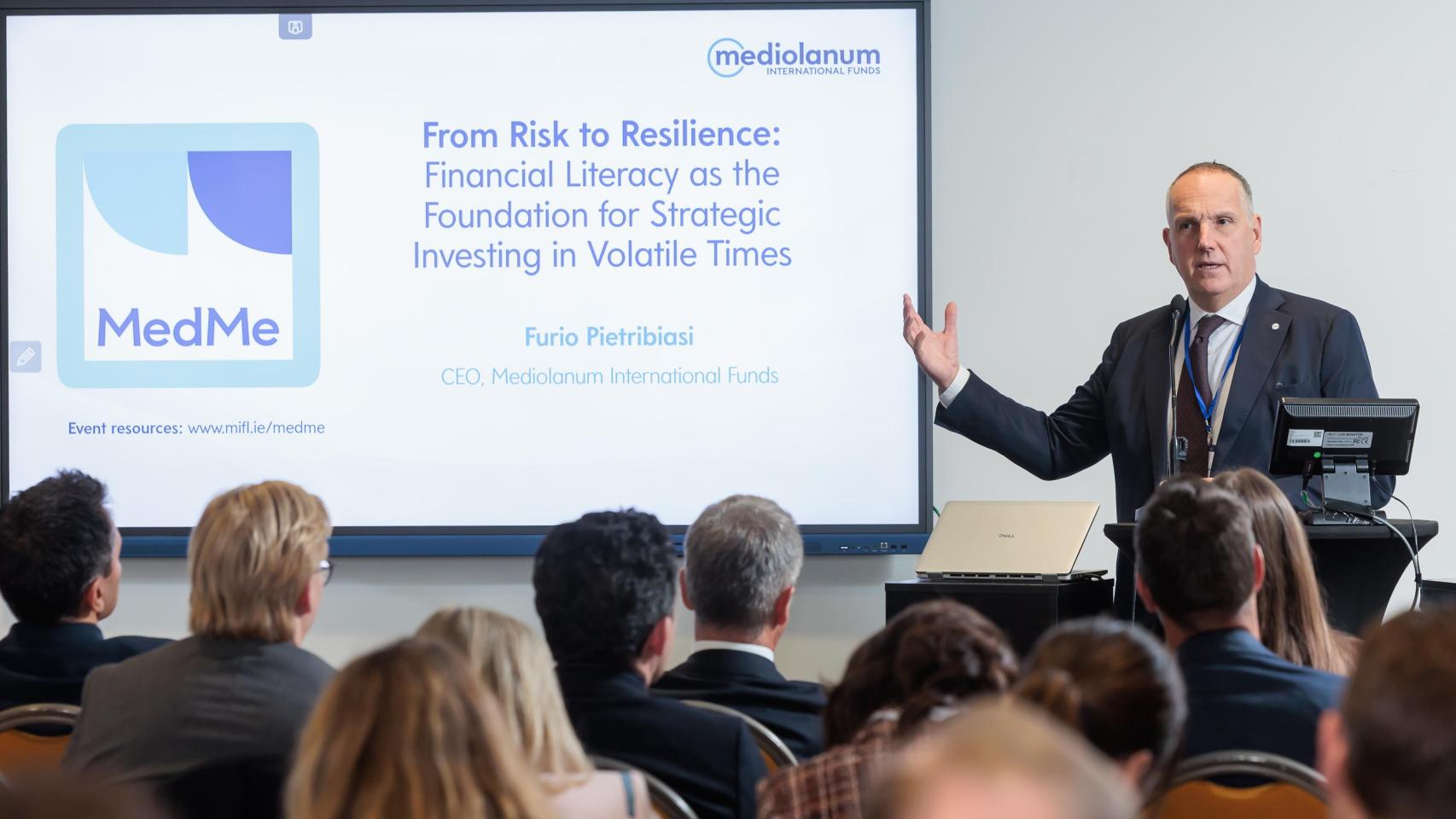 Furio Pietribiasi, CEO de MIFL, en su reciente jornada de prensa europea.