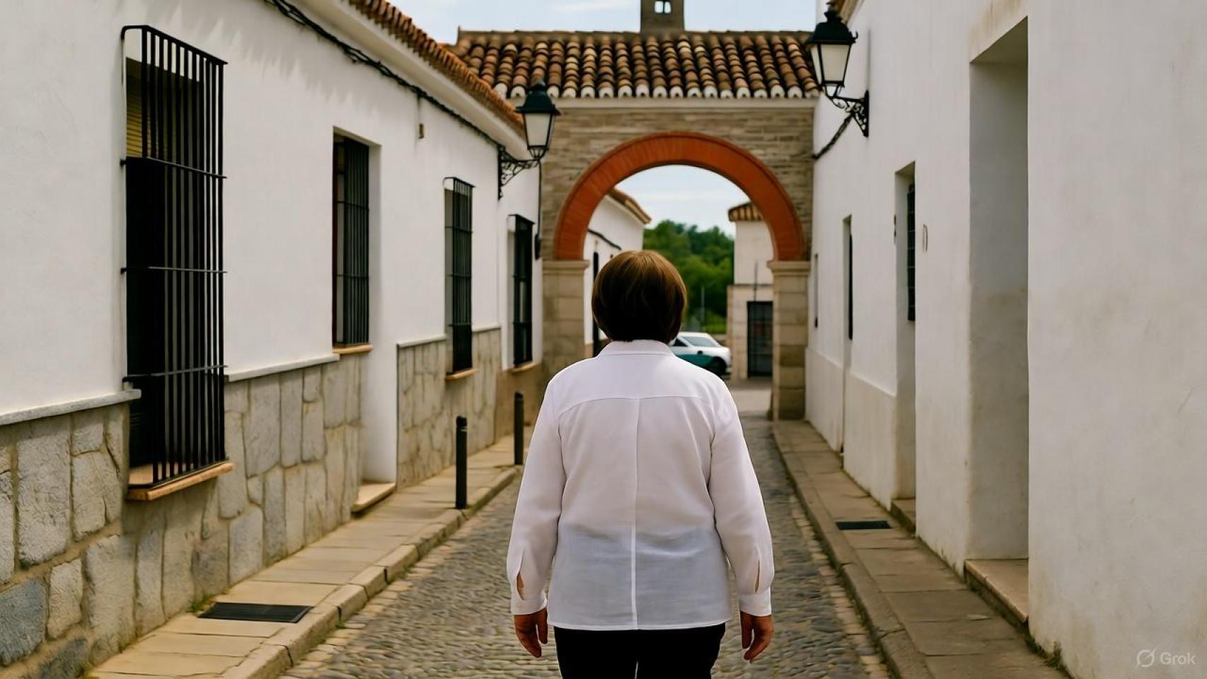 Imagen de una jubilada.