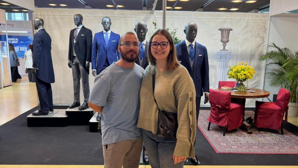 Adrián e Isabel en la feria NUPZIAL 2025.