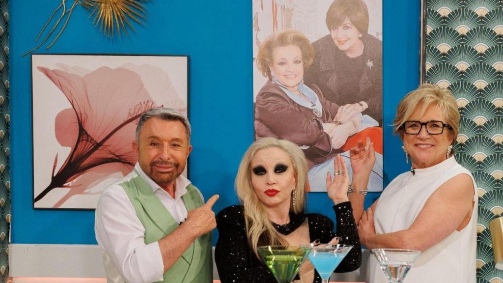 José Manuel Parada, Alaska e Inés Ballester en ‘Cine de Barrio’.