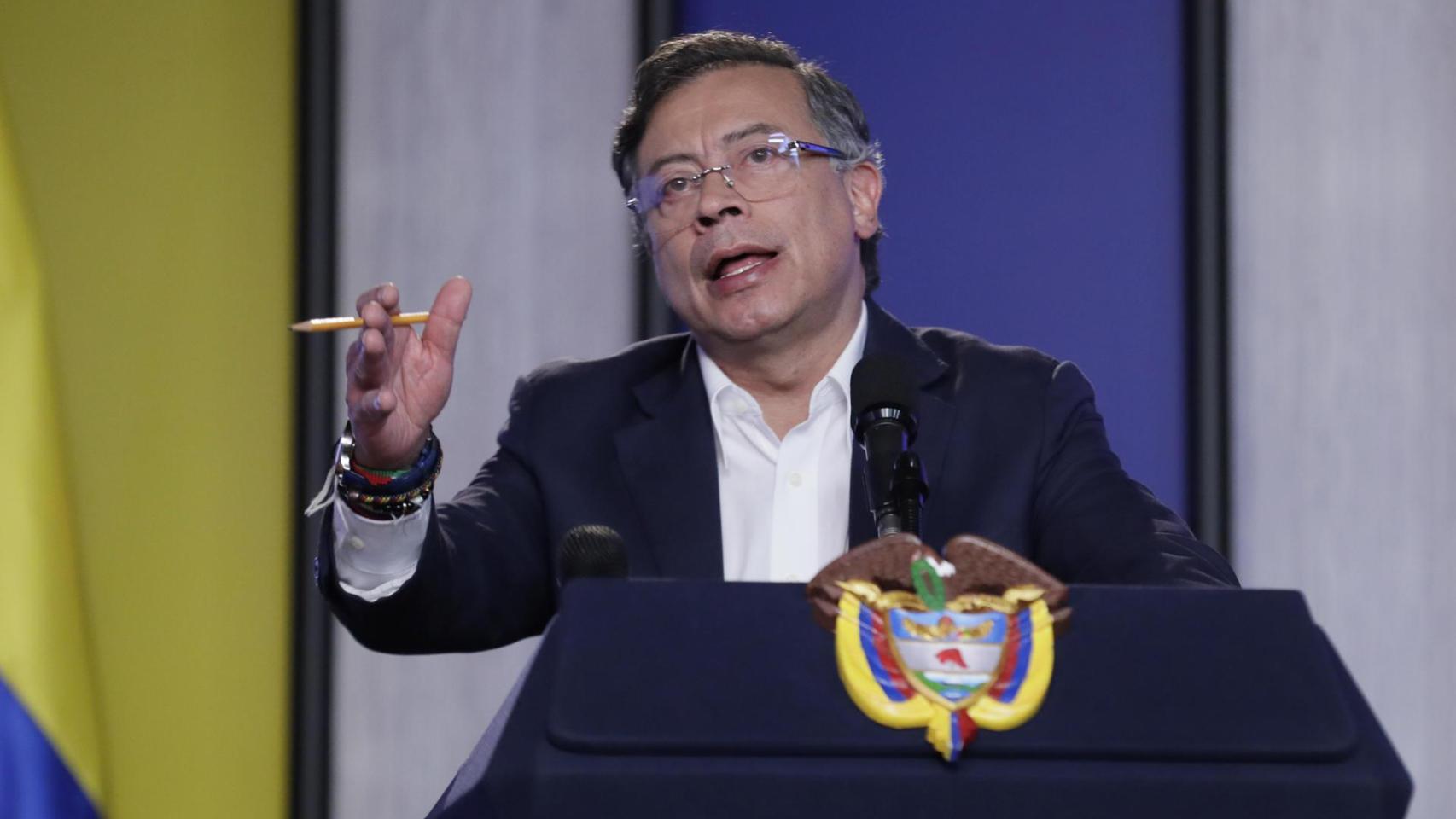 El presidente colombiano, Gustavo Petro