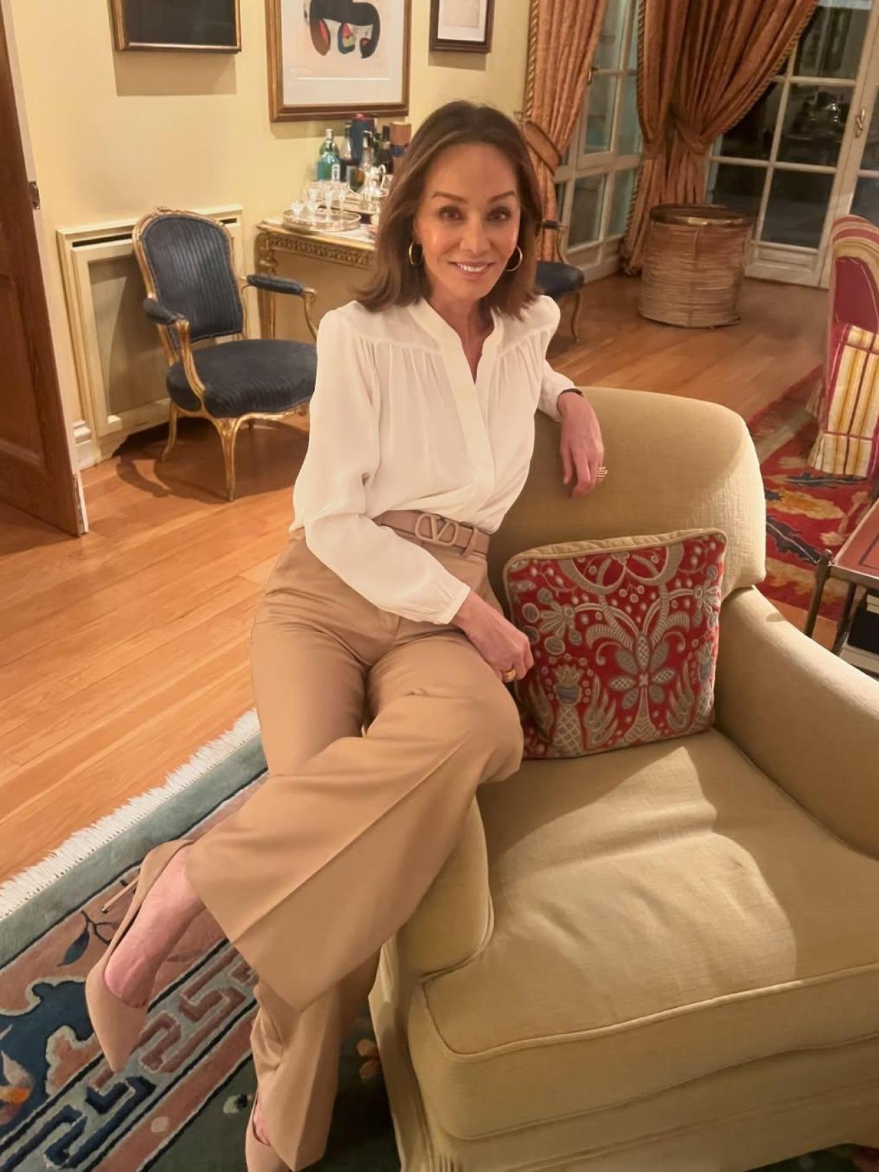 Imagen de Isabel Preysler en uno de los rincones de su casa.