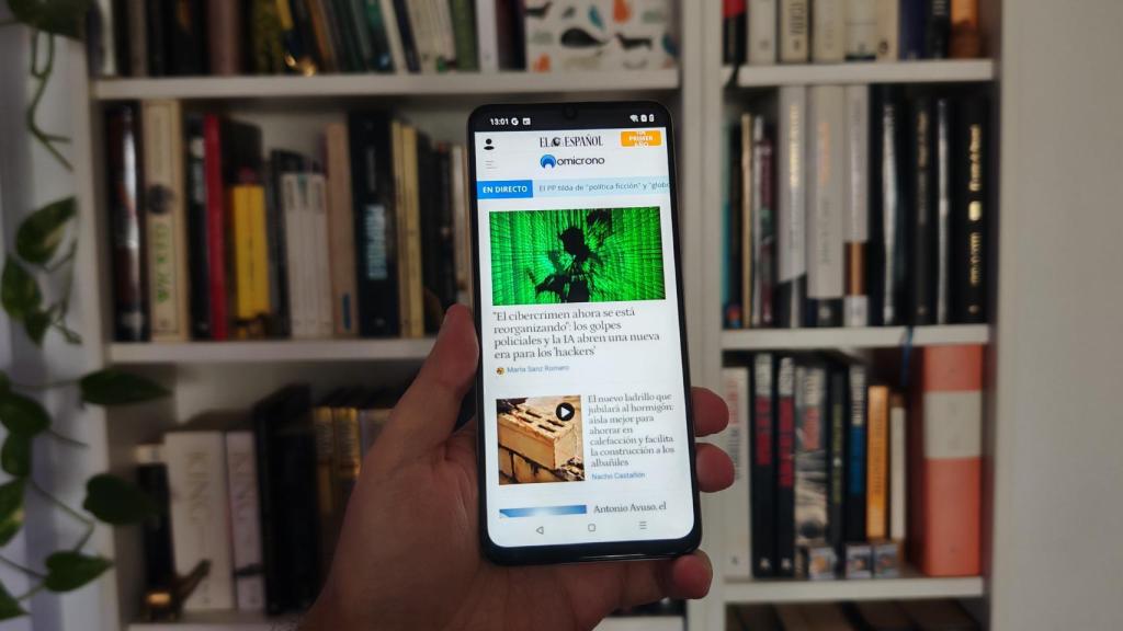 La pantalla del realme 70t