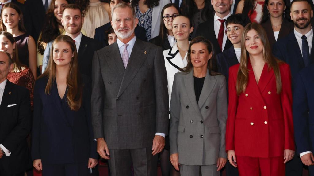 Foto de la primera actividad de la agenda real en la jornada de hoy.