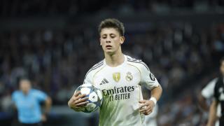 Arda Güler, con el Real Madrid