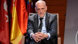 Javier Tebas, presidente de LaLiga, en un acto