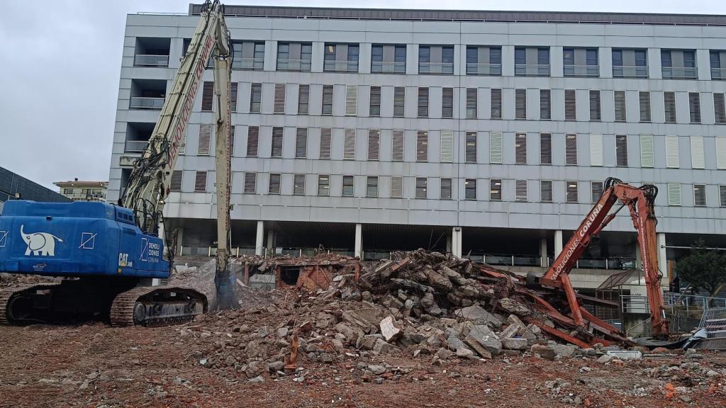 Hotel de pacientes derribado