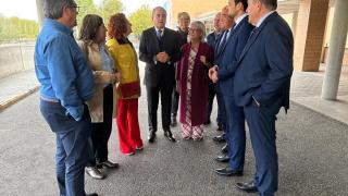 Concentración de los alcaldes del PP de la comarca de Talavera. Foto: PP CLM.