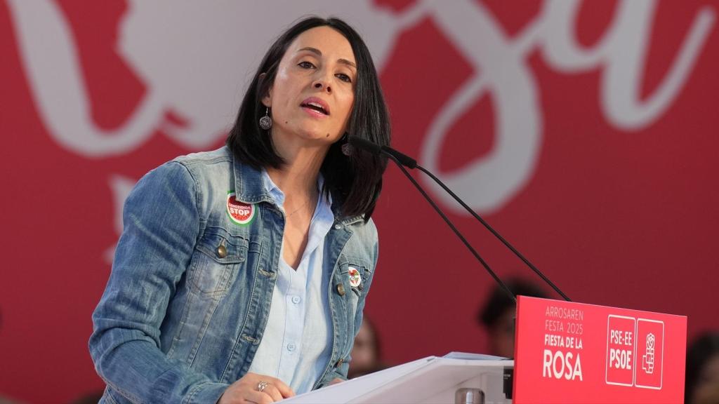 La secretaria de Organización del PSOE, Rebeca Torró, durante un acto del partido.