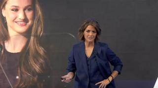 María Casado en 'Informativos Telecinco'.