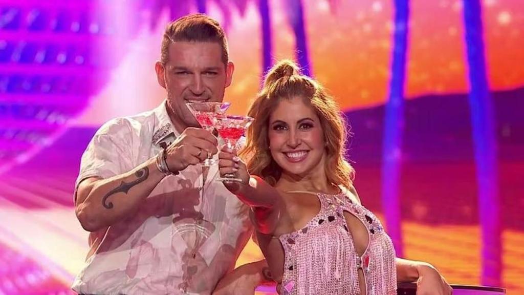 Manu Tenorio y María Monedero en 'Bailando con las estrellas'.