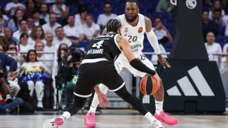 Bruno Fernando, en un Real Madrid - Partizan de la Euroliga