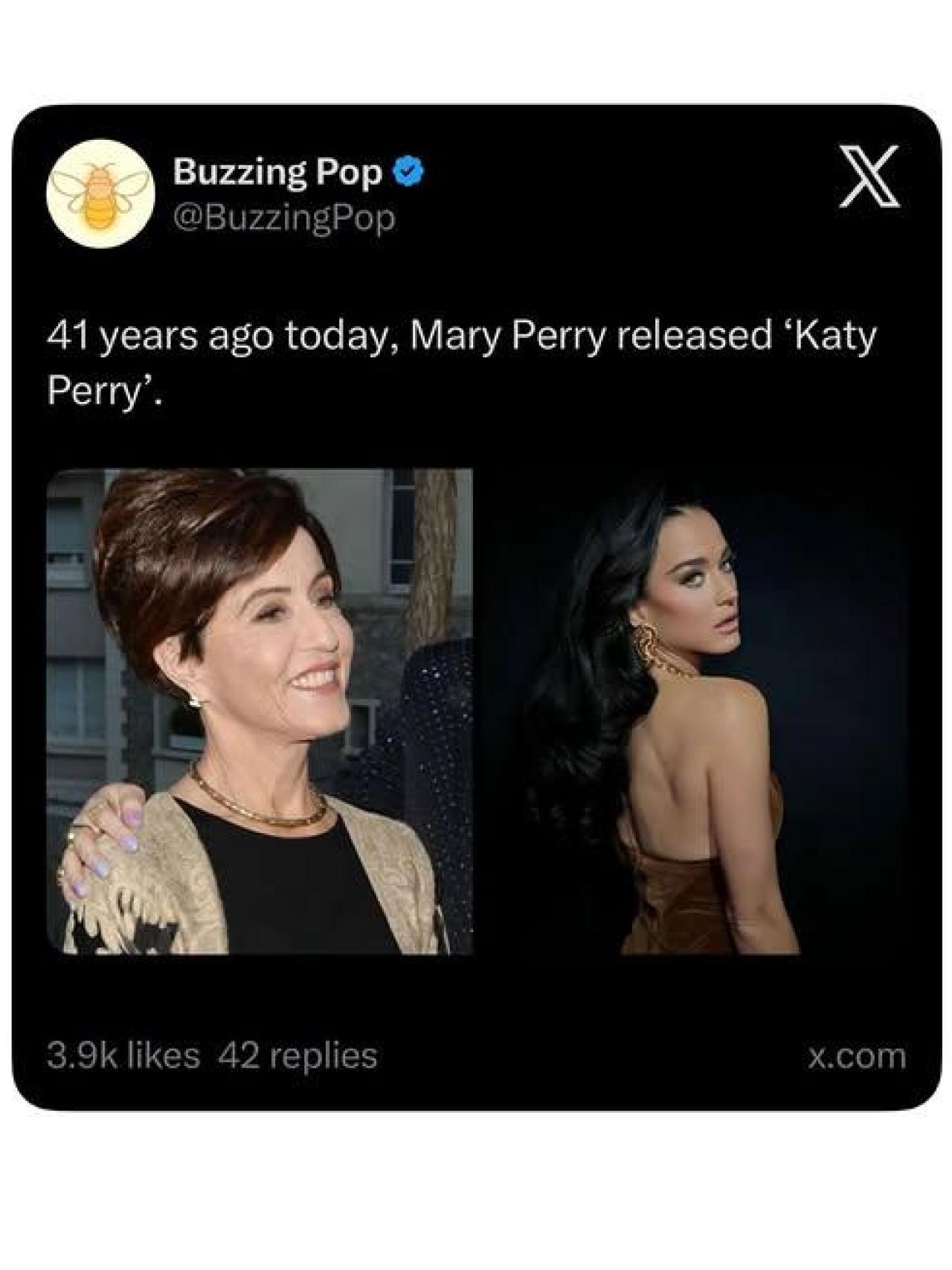 Katy Perry, en sus redes sociales.