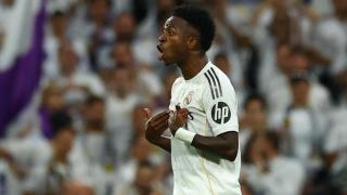 Vinicius, incrédulo con su cambio en El Clásico.
