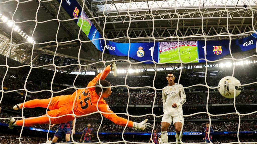El gol de Bellingham para el 2-1 en El Clásico