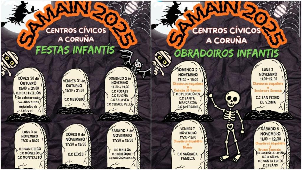 A Coruña celebra el Samaín con fiestas y talleres para los más pequeños: aquí tienes los planes