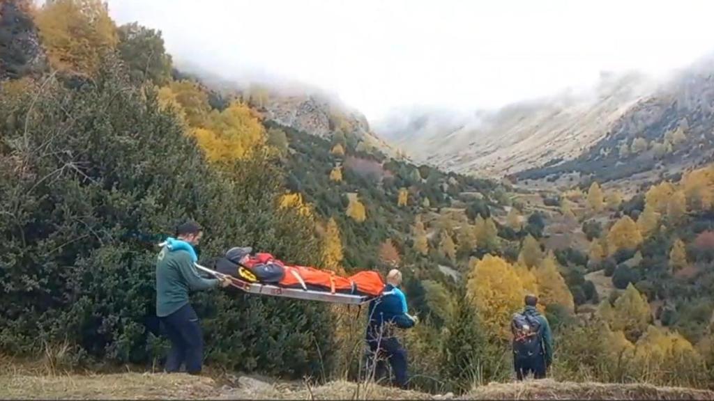 Rescate de un senderista en Collado de Yenefrito en el Valle de Ripeta (Panticosa)