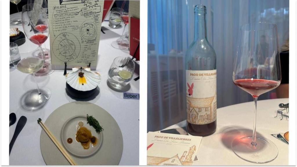 Vieria y vino sin alcohol Pago de Villaliebres.