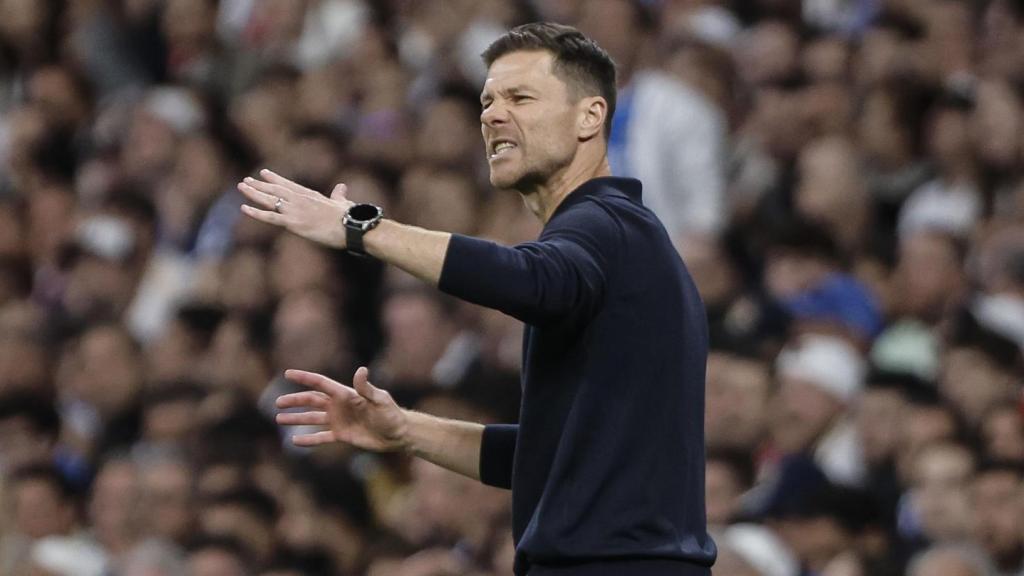 Xabi Alonso, durante El Clásico