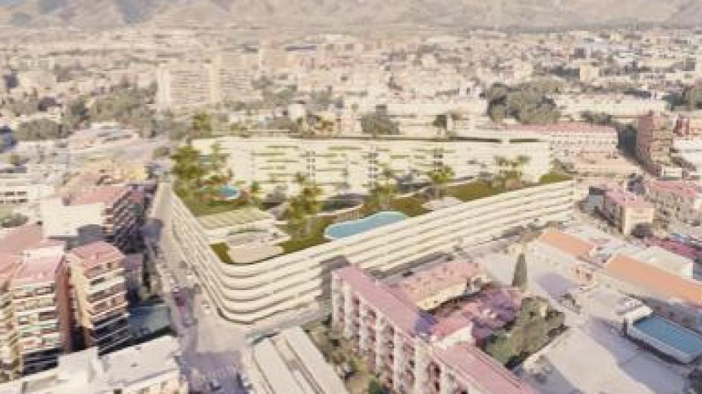 Otra imagen del futuro proyecto residencial en Torremolinos.