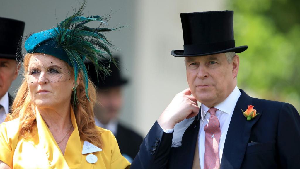 Sarah Ferguson y el príncipe Andrés, en una imagen de archivo.