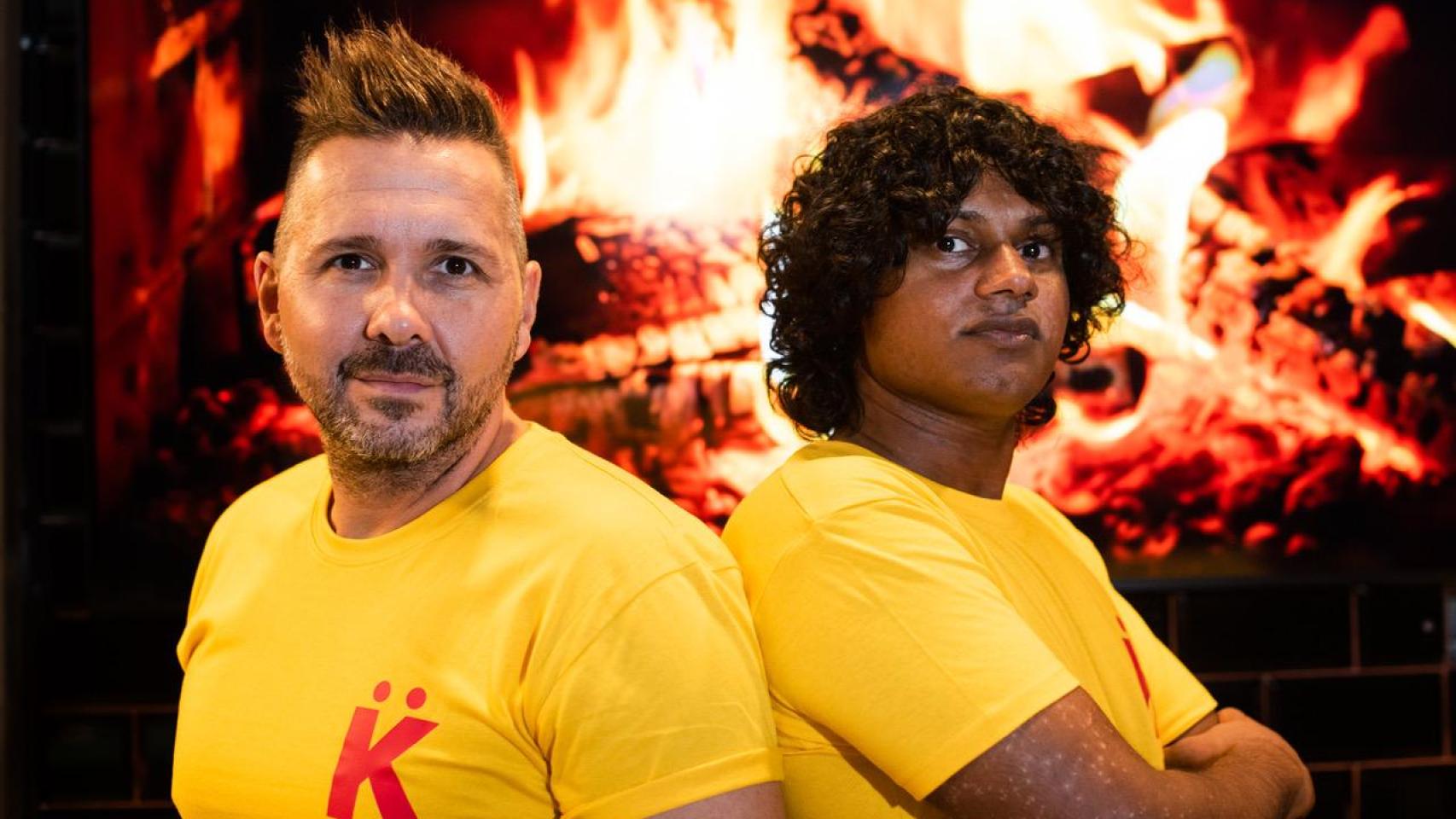 Alex Viñal y Lak Montes.