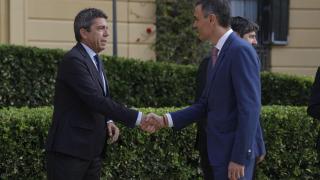 Pedro Sánchez y Carlos Mazón. Kike Rincón / Europa Press