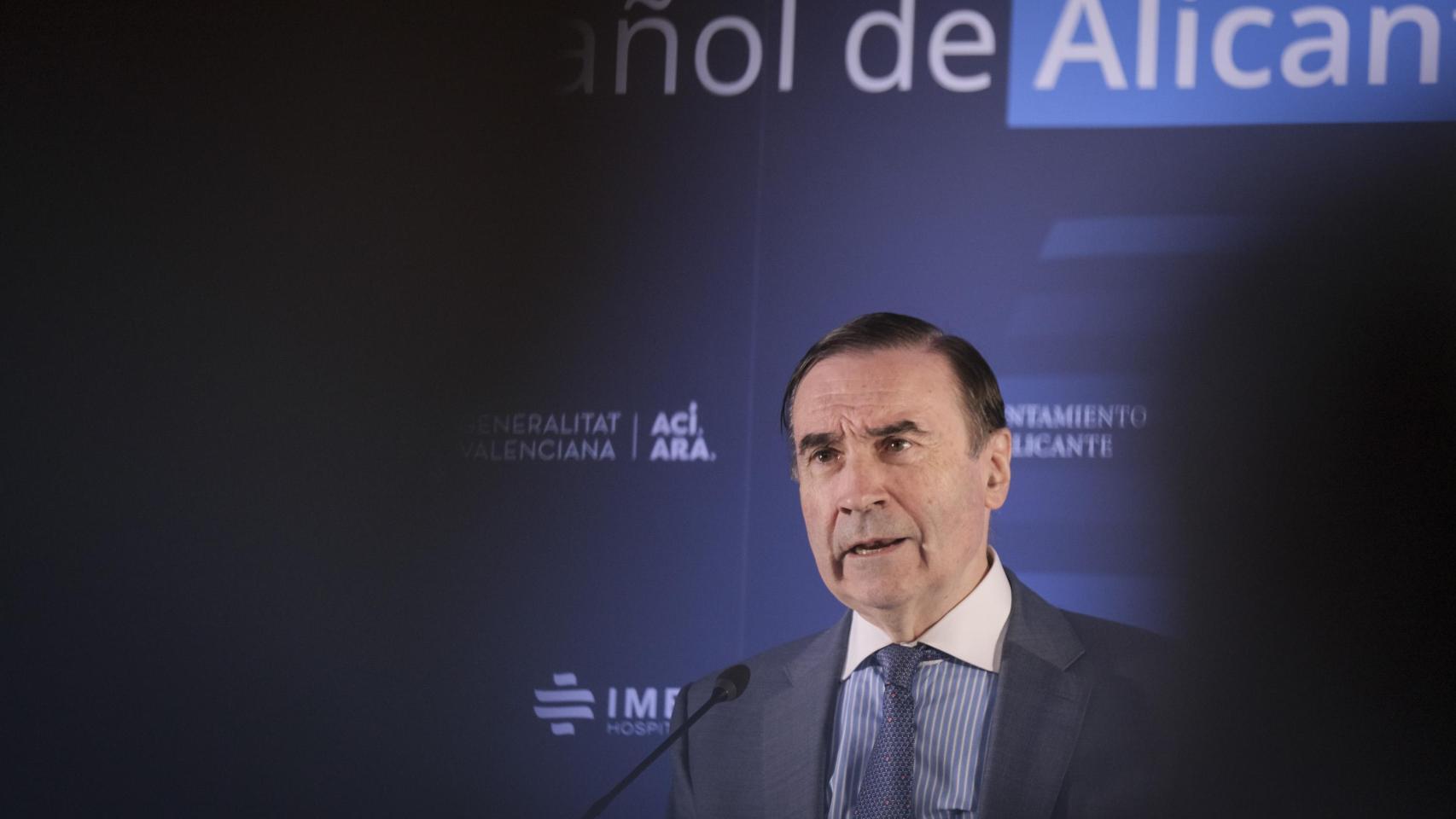 Pedro J. Ramírez en la intervención de apertura.