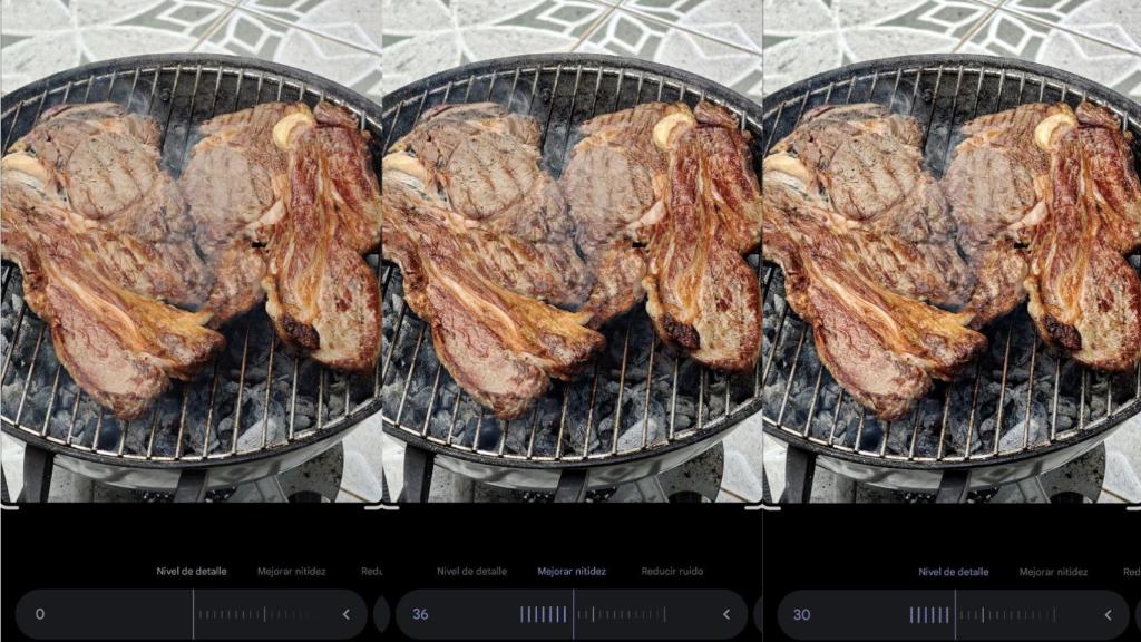 Mejorar nitidez en Google Fotos