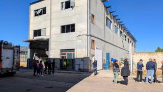 Nave donde se ha producido la explosión. Foto: Infosocuéllamos.