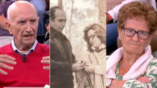 La pareja celebra sus bodas de oro.