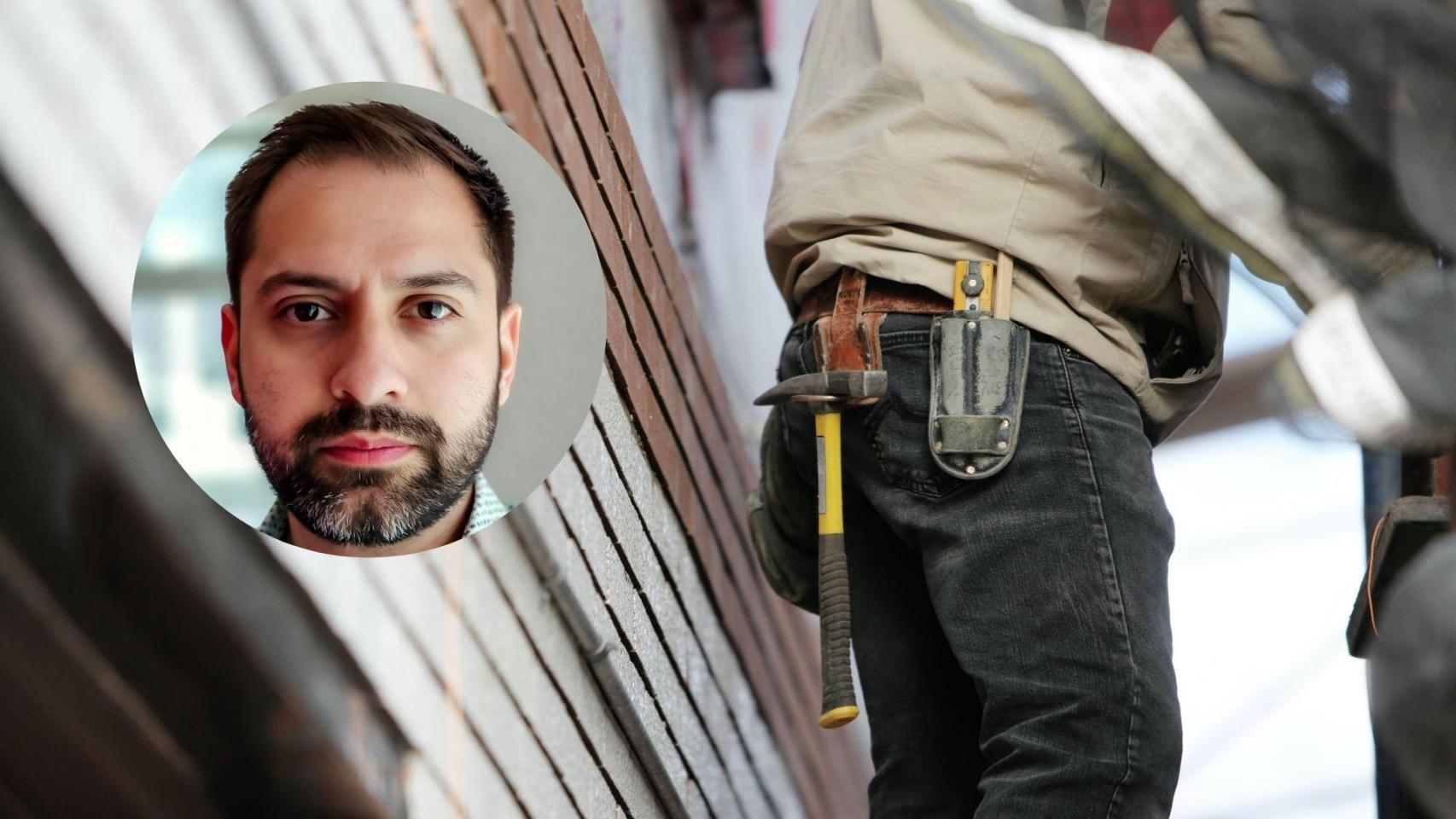 Fran, albañil, reconoce que necesita realizar trabajos por su cuenta para no vivir asfixiado